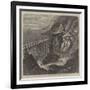 Scene of the Accident at Bray Head, on the Dublin, Wicklow, and Wexford Railway-null-Framed Giclee Print