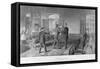 Scene of the Assassination of General James A. Garfield, President of the United States-W. T. Mathews-Framed Stretched Canvas