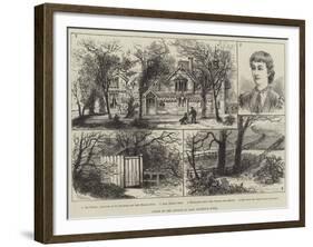 Scene of the Attack on Lady Florence Dixie-Frank Watkins-Framed Giclee Print