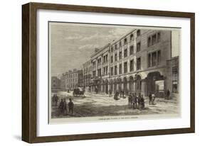 Scene of the Calamity at the Bristol Theatre-null-Framed Giclee Print