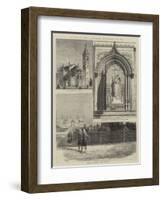 Scene of the Cawnpore Massacre of 1857-null-Framed Giclee Print