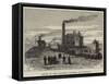 Scene of the Colliery Disaster at Barnsley-Frank Watkins-Framed Stretched Canvas