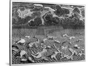 Scene of the Deluge, 1675-Athanasius Kircher-Stretched Canvas