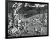 Scene of the Deluge, 1675-Athanasius Kircher-Framed Giclee Print