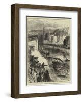 Scene of the Disaster at the Widcombe Foot-Bridge, Bath-null-Framed Giclee Print