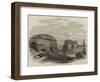 Scene of the Disaster on the Rhine, Near Dusseldorf-null-Framed Giclee Print