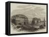Scene of the Disaster on the Rhine, Near Dusseldorf-null-Framed Stretched Canvas