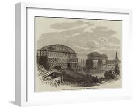 Scene of the Disaster on the Rhine, Near Dusseldorf-null-Framed Giclee Print