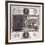 Scene of the Discovery of the Gunpowder Plot, 1605-null-Framed Giclee Print