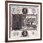 Scene of the Discovery of the Gunpowder Plot, 1605-null-Framed Giclee Print