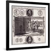 Scene of the Discovery of the Gunpowder Plot, 1605-null-Framed Giclee Print