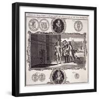 Scene of the Discovery of the Gunpowder Plot, 1605-null-Framed Premium Giclee Print