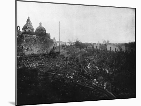 Scene of the Execution of Ferdinand Maximilian Joseph I (1832-67), Archduke of Austria and…-Francois Aubert-Mounted Photographic Print