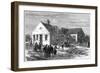 Scene of the Explosion at the Cartridge Factory, Greenwich Marshes, 1872-null-Framed Giclee Print