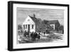 Scene of the Explosion at the Cartridge Factory, Greenwich Marshes, 1872-null-Framed Giclee Print