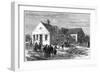 Scene of the Explosion at the Cartridge Factory, Greenwich Marshes, 1872-null-Framed Giclee Print