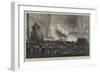 Scene of the Explosion in Paris-null-Framed Giclee Print