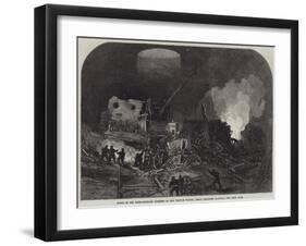 Scene of the Extraordinary Accident in the Welwyn Tunnel, Great Northern Railway-null-Framed Giclee Print