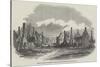 Scene of the Fire at Cottenham, Sketched from Lambs' Corner-null-Stretched Canvas