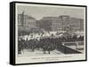 Scene of the Great Disaster at Stockholm, the Grand Hotel-null-Framed Stretched Canvas