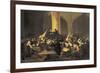 Scene of the Inquisition-Francisco de Goya-Framed Art Print