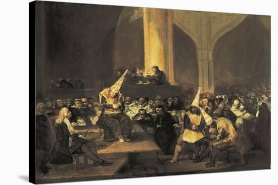Scene of the Inquisition-Francisco de Goya-Stretched Canvas