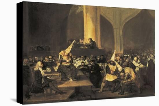 Scene of the Inquisition-Francisco de Goya-Stretched Canvas