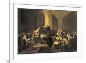 Scene of the Inquisition-Francisco de Goya-Framed Premium Giclee Print