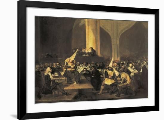 Scene of the Inquisition-Francisco de Goya-Framed Premium Giclee Print