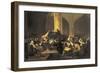 Scene of the Inquisition-Francisco de Goya-Framed Art Print