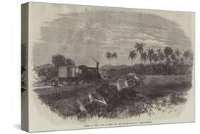 Scene of the Late Accident on the Ceylon Railway Near Colombo-null-Stretched Canvas