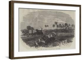 Scene of the Late Accident on the Ceylon Railway Near Colombo-null-Framed Giclee Print