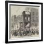 Scene of the Late Fatal Explosion of Fireworks at Lambeth-null-Framed Giclee Print