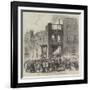 Scene of the Late Fatal Explosion of Fireworks at Lambeth-null-Framed Giclee Print