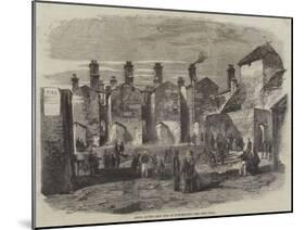 Scene of the Late Fire at Portsmouth-null-Mounted Giclee Print