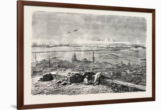 Scene of the Mameluke's Leap, Egypt, 1879-null-Framed Giclee Print