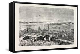 Scene of the Mameluke's Leap, Egypt, 1879-null-Framed Stretched Canvas