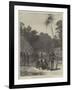 Scene of the Murder of Bishop Patteson, Santa Cruz, Pacific Ocean-null-Framed Giclee Print