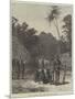 Scene of the Murder of Bishop Patteson, Santa Cruz, Pacific Ocean-null-Mounted Giclee Print