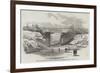 Scene of the Recent Accident on the Great Western Railway, Near Hamilton, Canada West-null-Framed Giclee Print