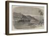 Scene of the Recent Earthquake in Japan, Sinking of The Diana-null-Framed Giclee Print