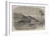 Scene of the Recent Earthquake in Japan, Sinking of The Diana-null-Framed Giclee Print