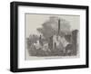 Scene of the Recent Fire at York-null-Framed Giclee Print