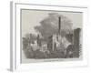 Scene of the Recent Fire at York-null-Framed Giclee Print