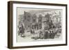 Scene of the Riot at Wigan, the Royal Hotel, November 1853-null-Framed Giclee Print