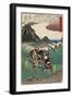 Scene of the Soga Brothers' Story, 1843-1847-Utagawa Hiroshige-Framed Giclee Print