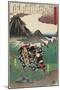 Scene of the Soga Brothers' Story, 1843-1847-Utagawa Hiroshige-Mounted Giclee Print