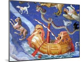 Scene of the Zodiac Including a Galleon, Detail from the Vault of the "Sala Del Mappamondo"-Giovanni De' Vecchi-Mounted Giclee Print