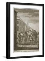 Scene of Thomas Thynne's Murder in Pall Mall, Westminster, London, 1682-James Basire I-Framed Giclee Print