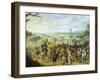 Scene of War: Population Fleeing before Enemy-Sebastian Vrancx-Framed Giclee Print